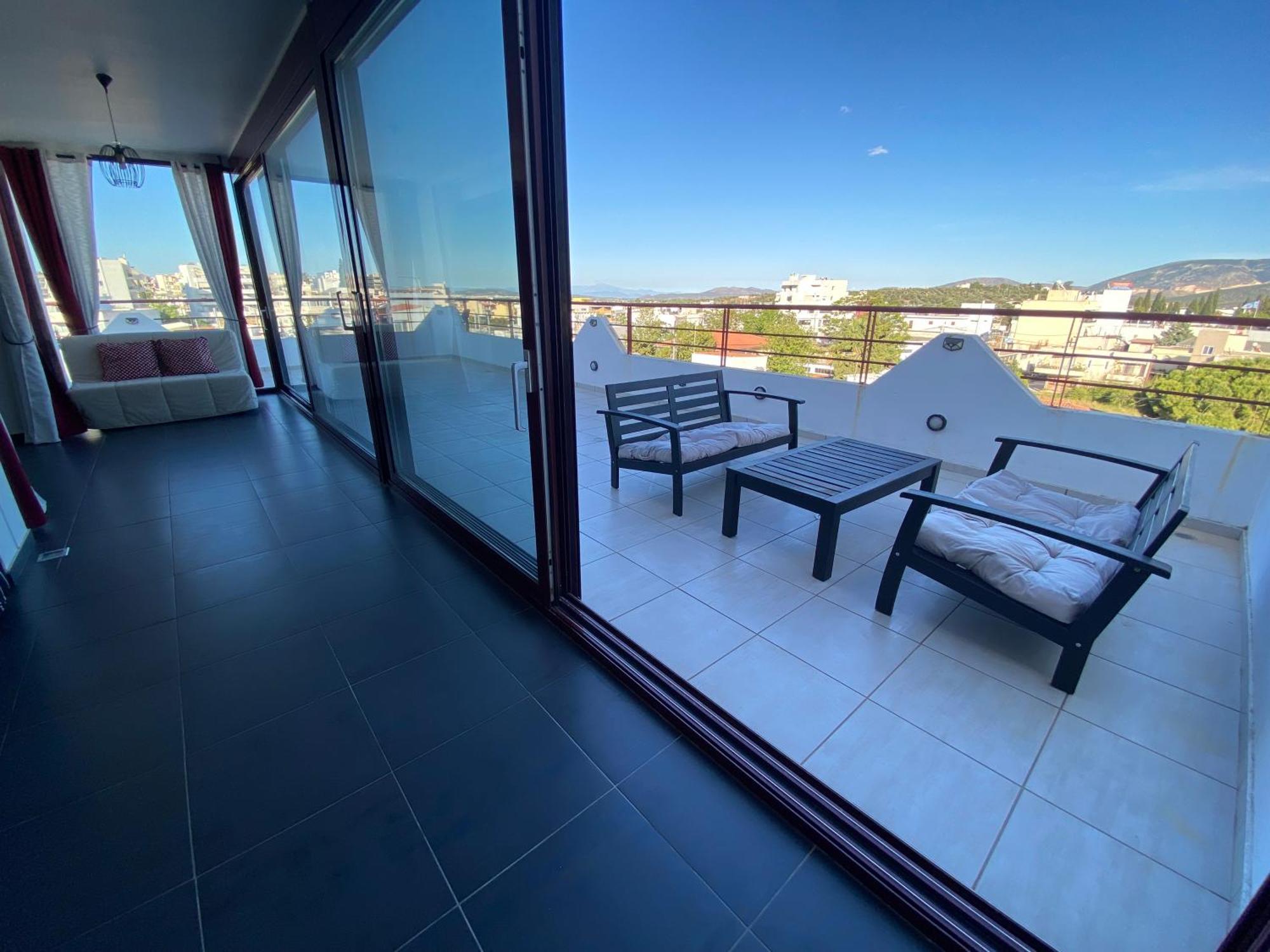 Luxury View Apartment 10Min From Athens Airport Koropíon Exterior foto