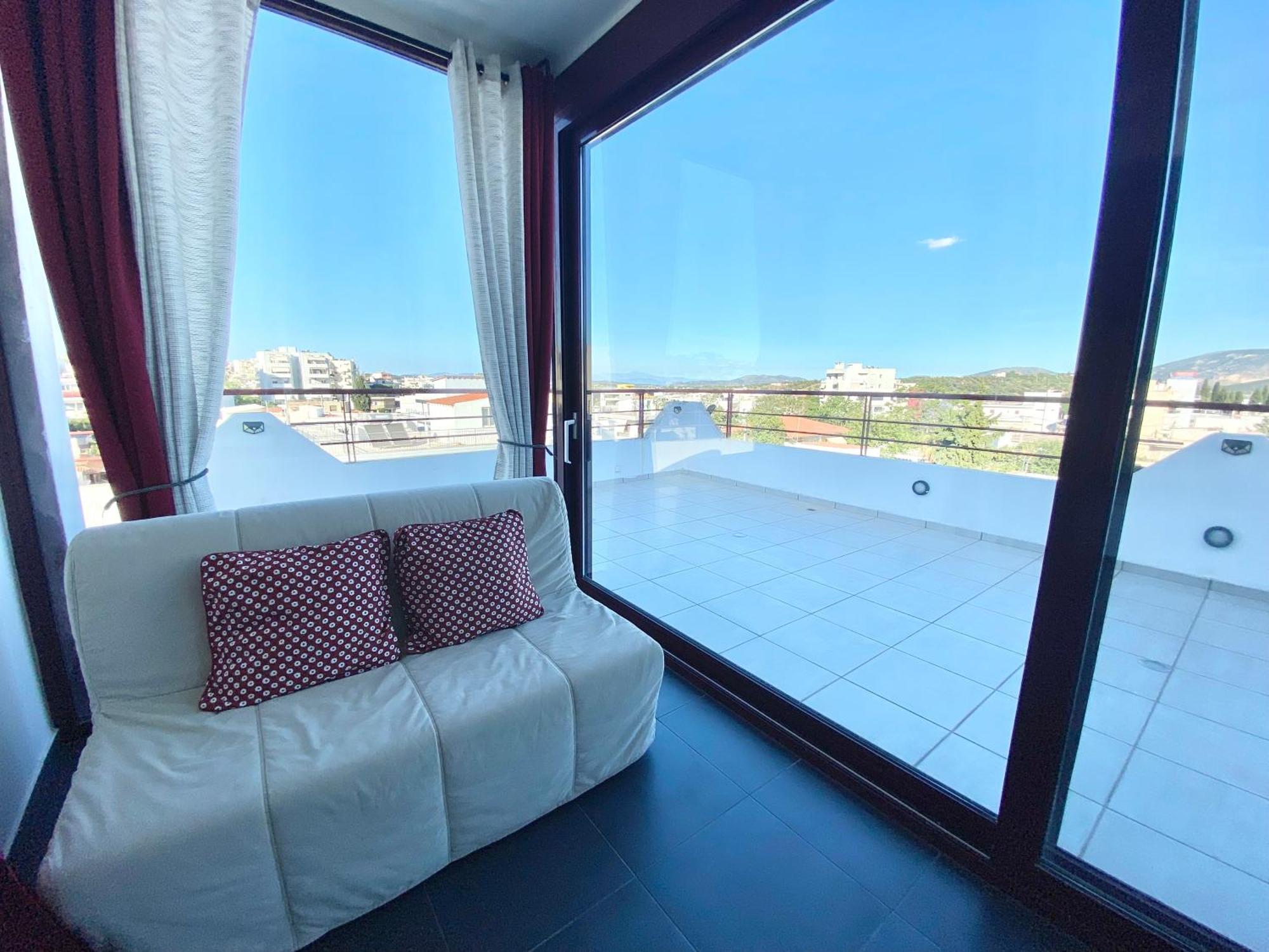 Luxury View Apartment 10Min From Athens Airport Koropíon Exterior foto